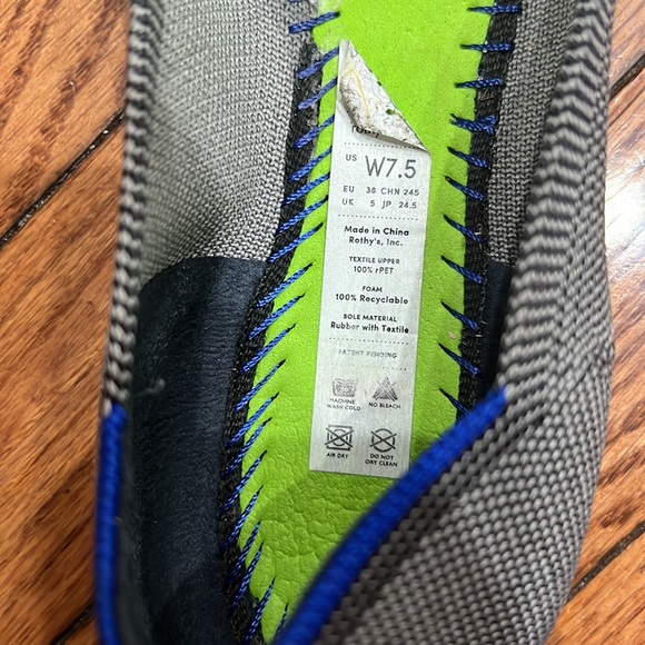 • Rothy’s • The Point Ballet Flats Cloud Gray Birdseye 6 Womens - Picture 5 of 5